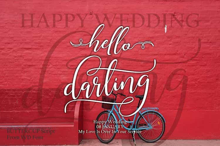 Buttercup Handwritten Font Image 3