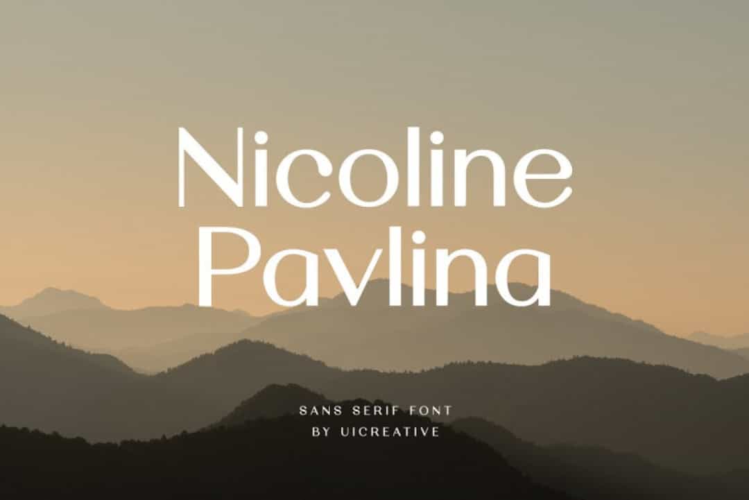 Nicoline Pavlina Font Image 1