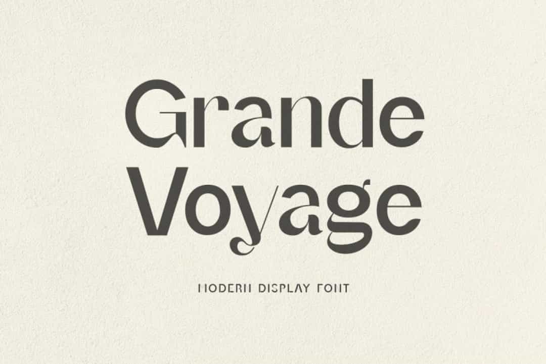 Grand Voyage Font Image 1