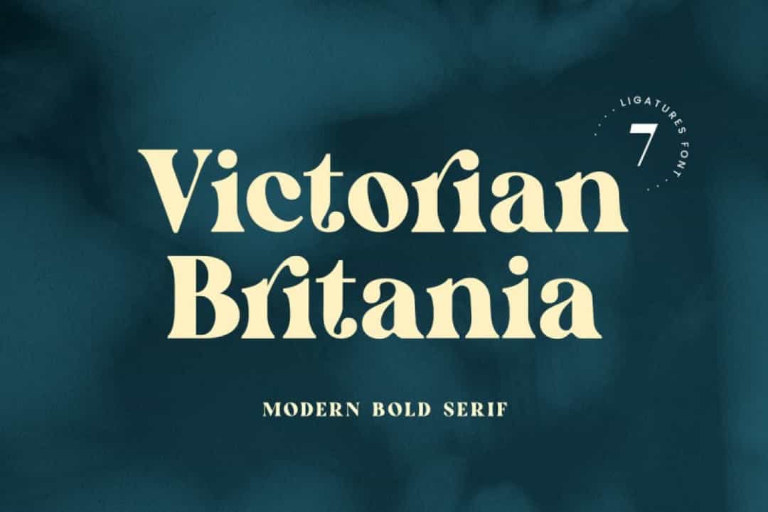 Victorian Britania Font Image 1