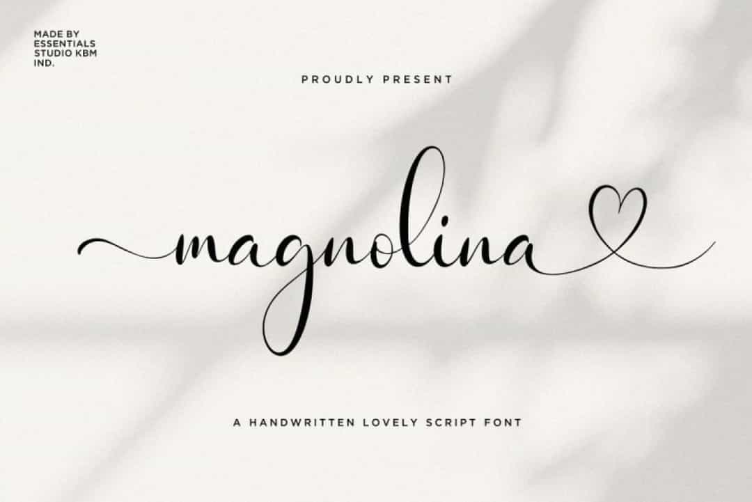 Magnolina Font Image 1