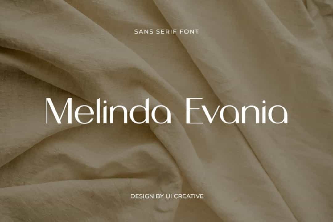 Melinda Evania Font Image 1
