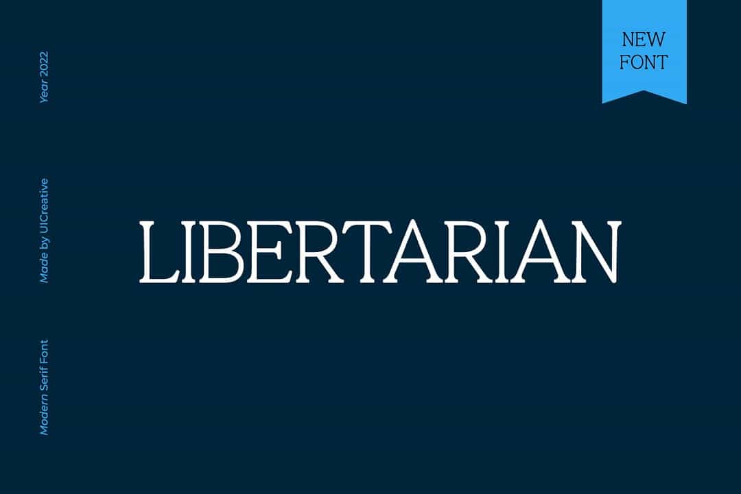 Libertarian Font Image 1