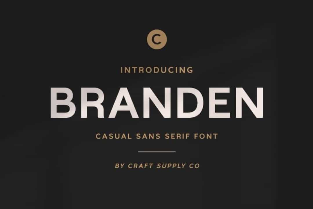 Branden Font Image 1