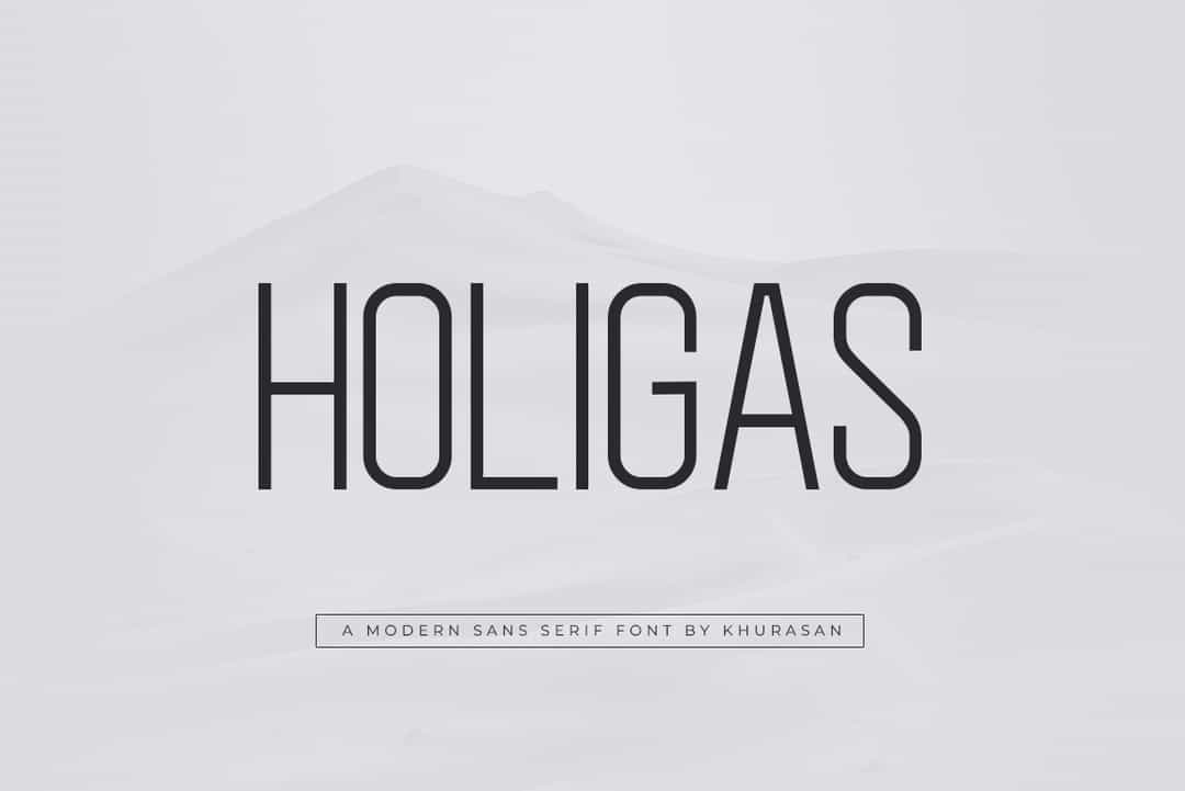 Holigas Font Image 1
