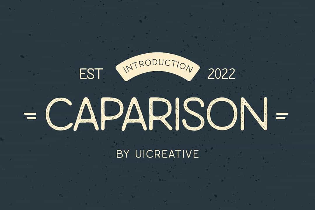 Caparison Font Image 1