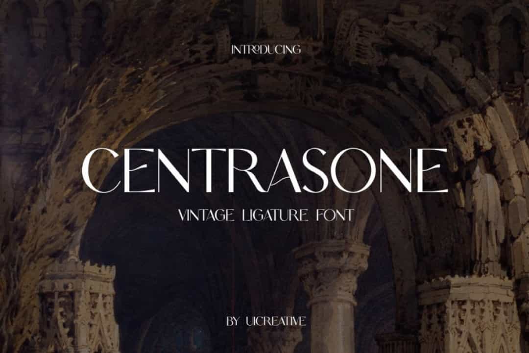 Centrasone Font Image 1