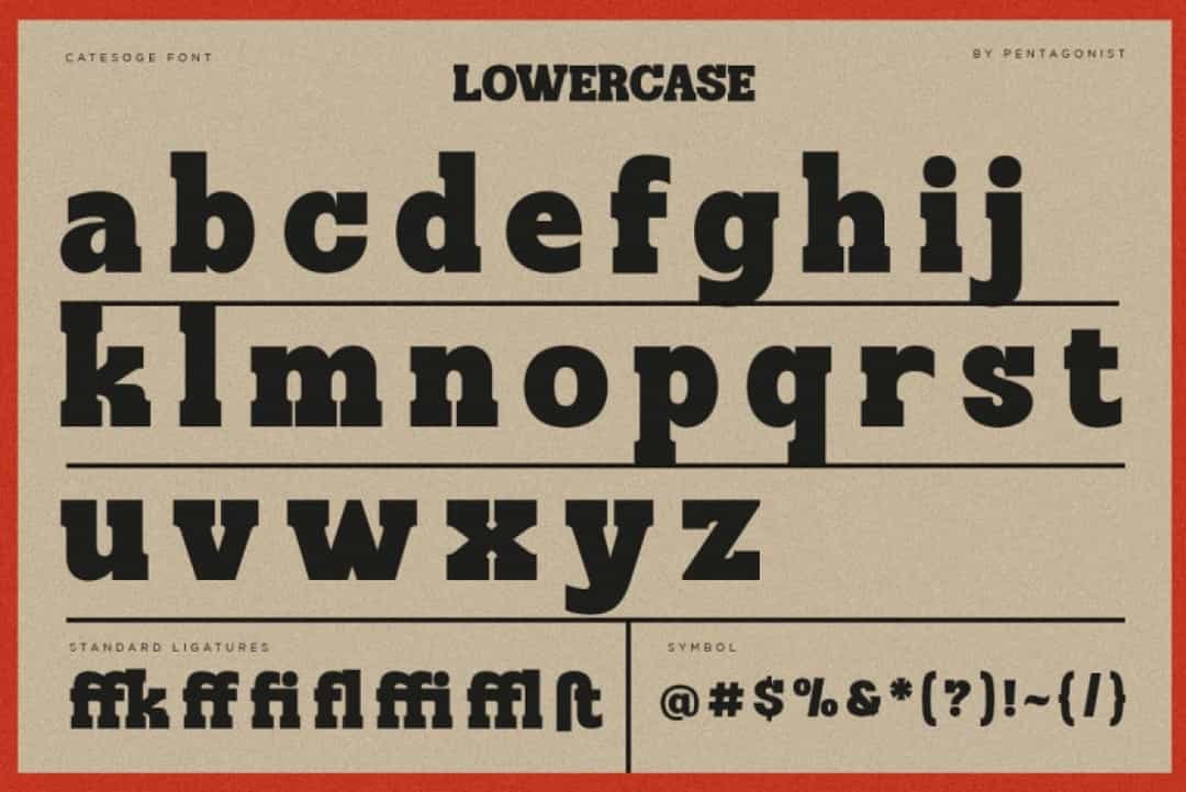 Catesoge Font Image 3