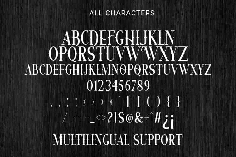 Winter House Font Image 3