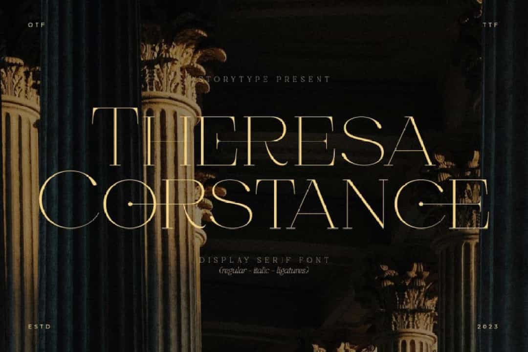 Theresa Corstance Font Image 1