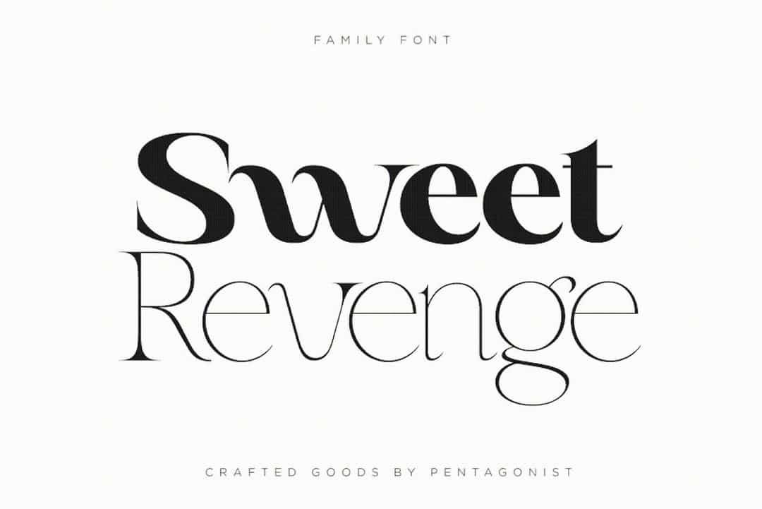 Sweet Revenge Font Image 1