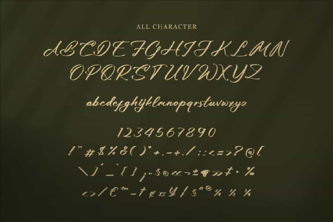 Giotthany Font Image 3