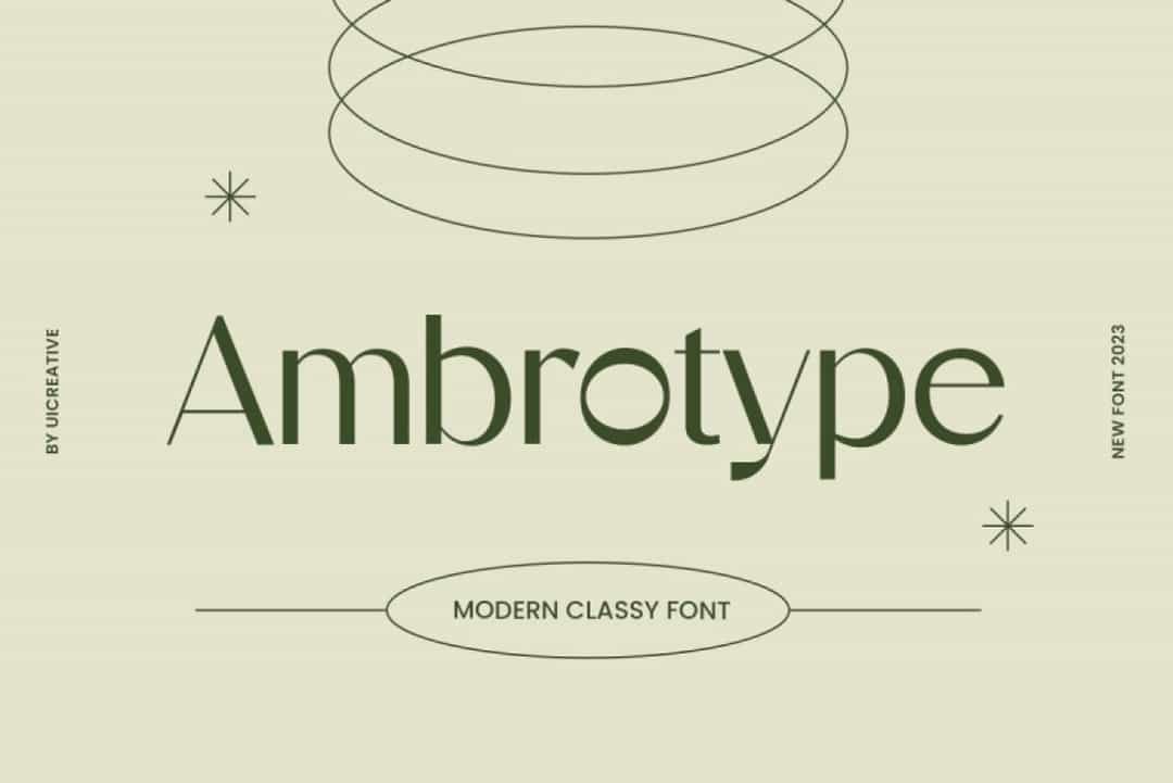 Ambrotype Font Image 1