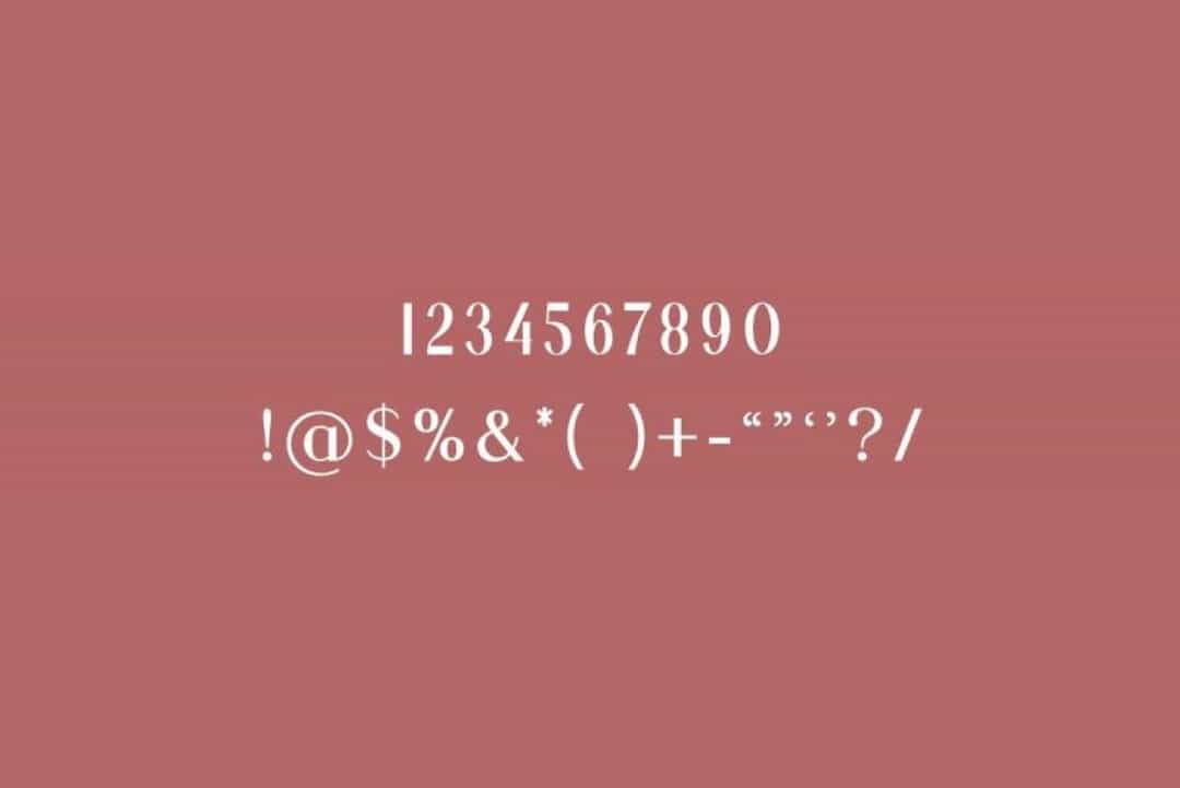 Brown Rosemary Font Image 3