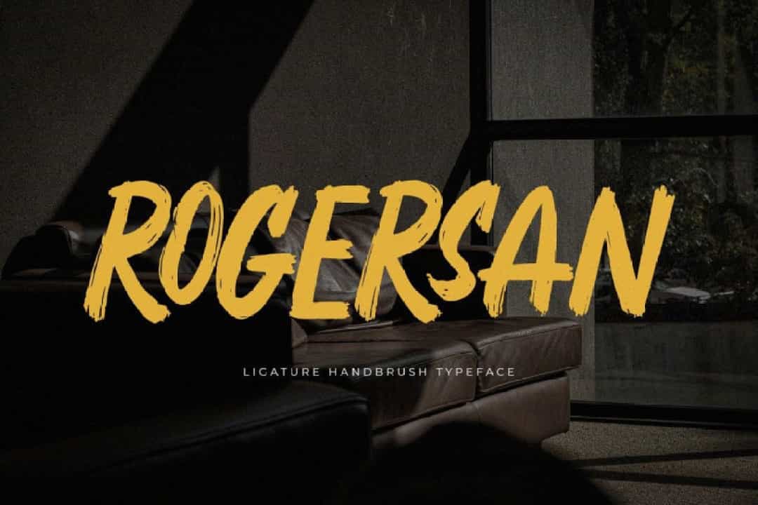 Rogersan Font Image 1