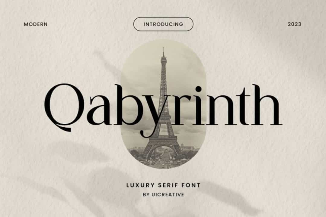 Qabyrinth Font Image 1