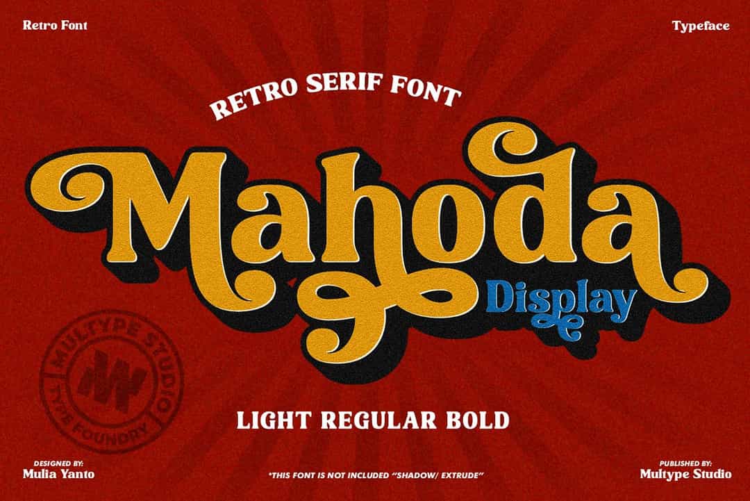 Mahoda Display Font Image 1