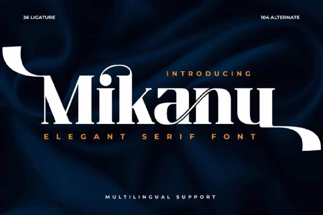 Mikanu Font Image 1