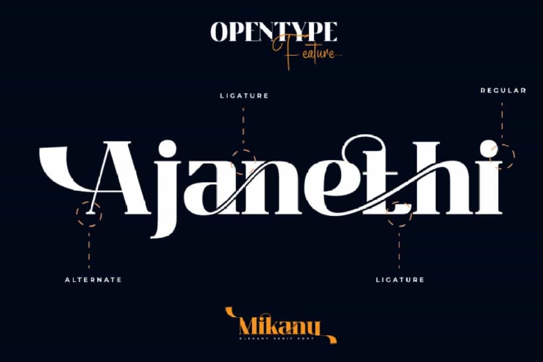 Mikanu Font Image 2