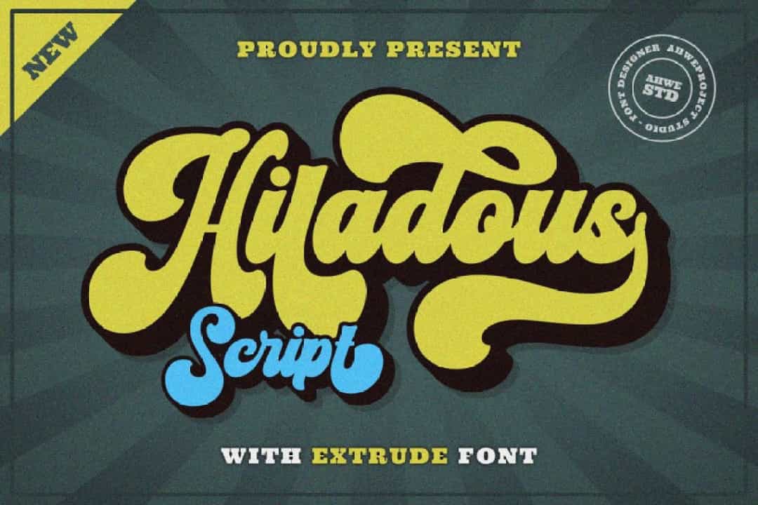 Hiladous Font Image 1