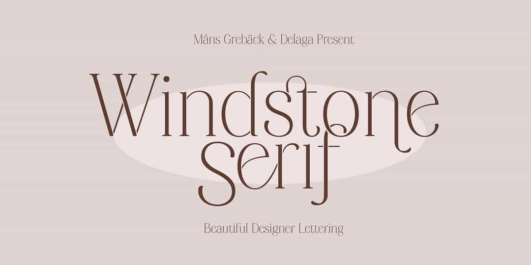 Windstone Serif Font Image 1