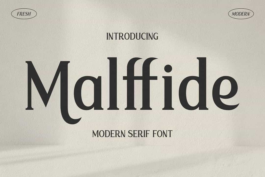 Malffide Font Image 1
