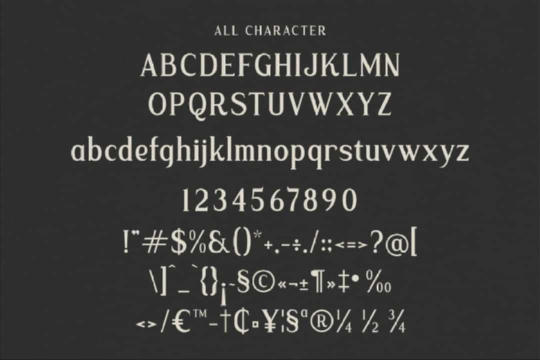 Malffide Font Image 3