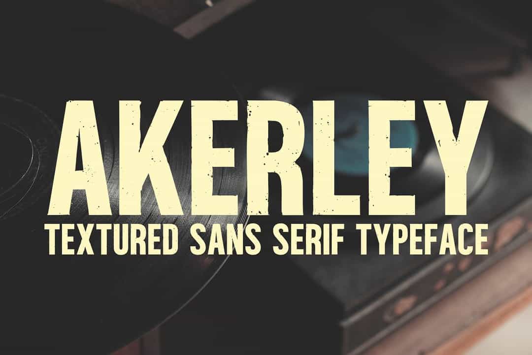 Akerley Font Image 1