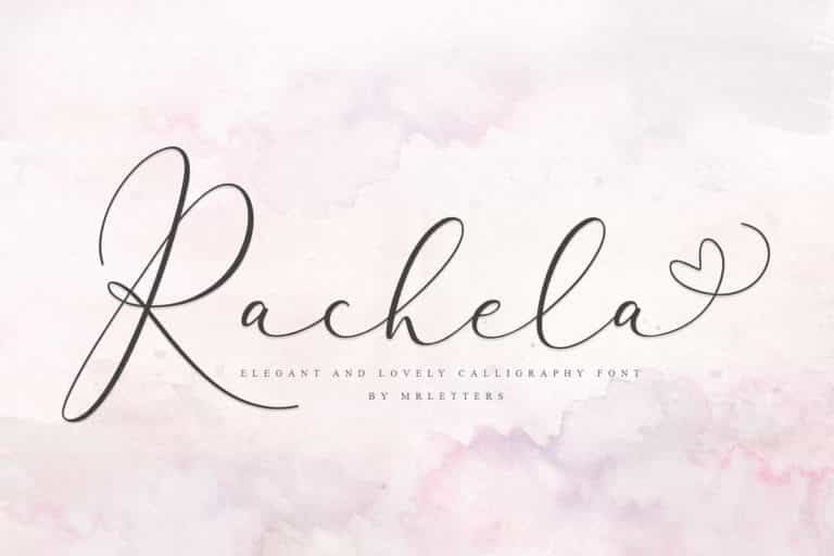 Rachela Script Font Image 1