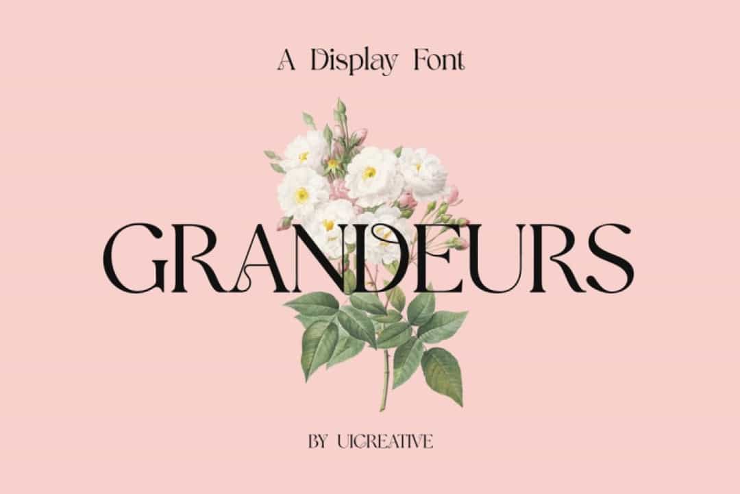 Grandeurs Font Image 1