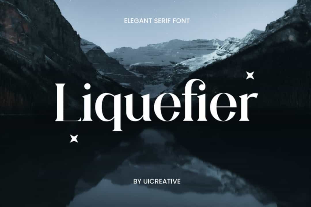 Liquefier Font Image 1