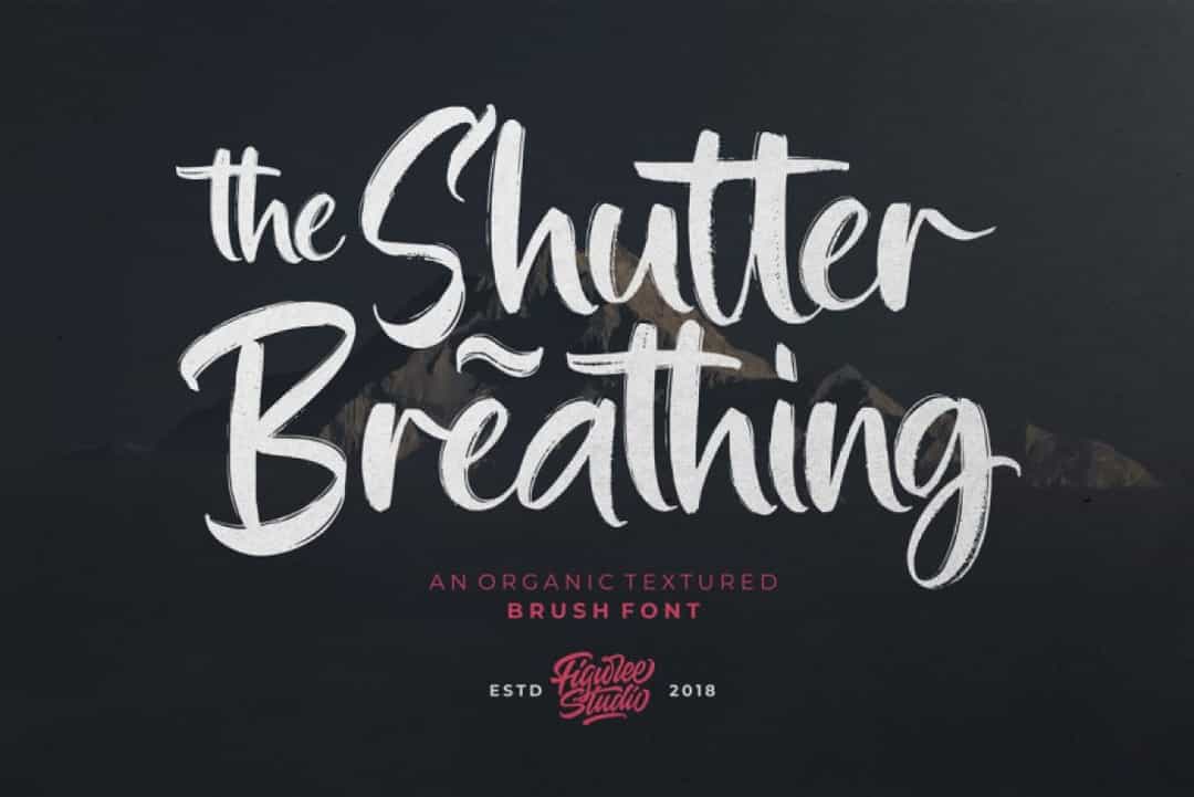 The Shutter Breathing Font Image 1