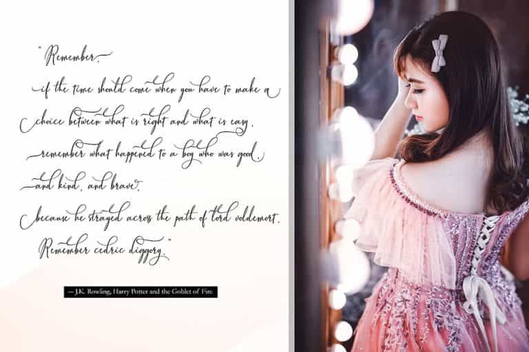 Fiolenitta Script Font Image 2