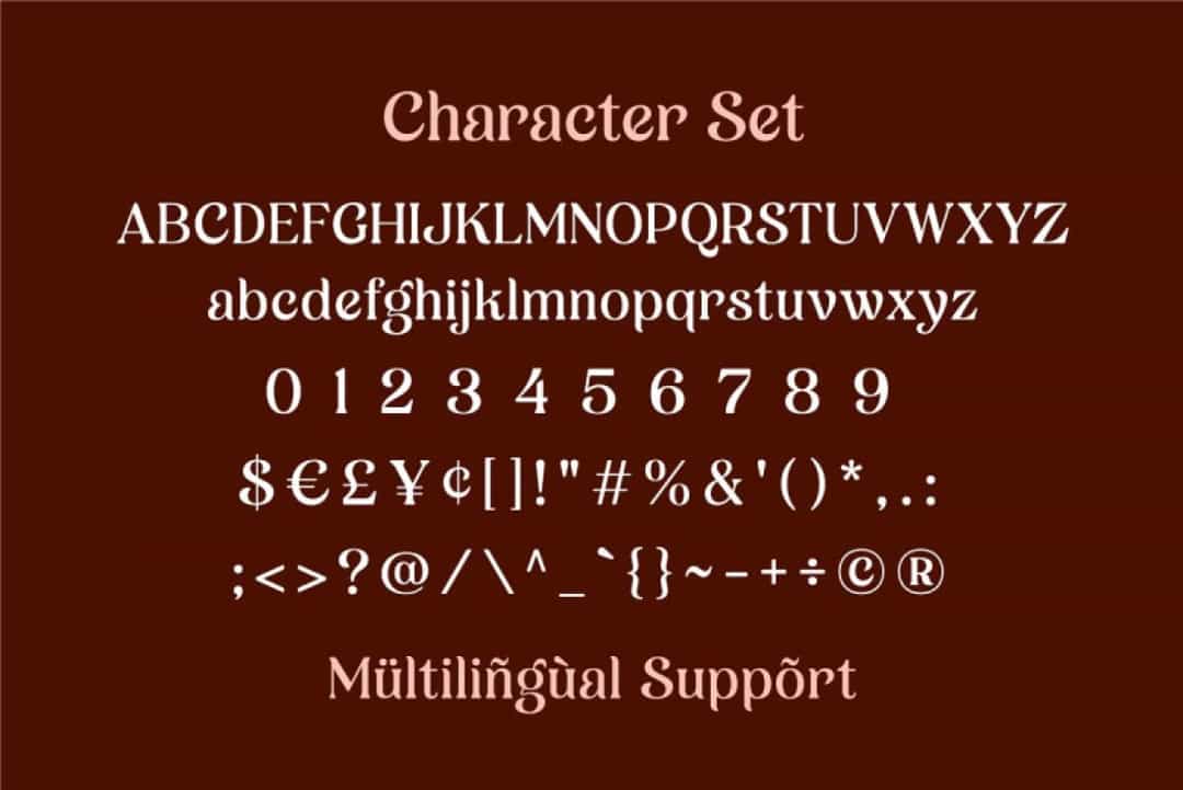 Merosa Font Image 3