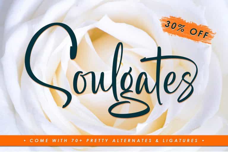 Soulgates Script Font Image 1