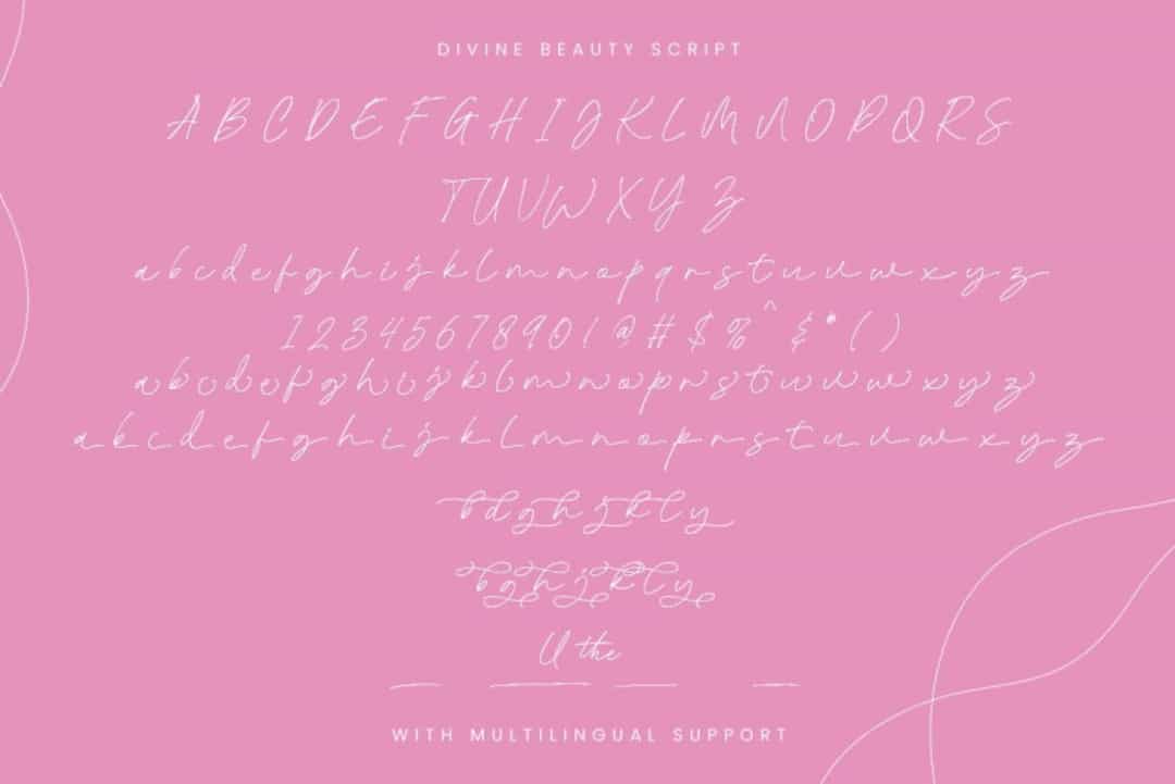 Divine Beauty Font Image 3
