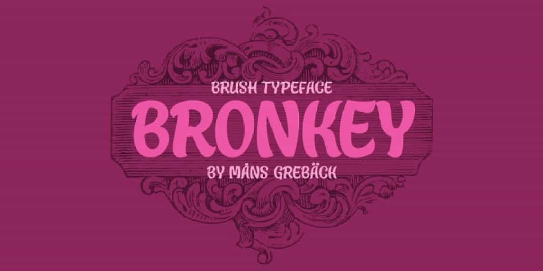 Bronkey Font Image 1