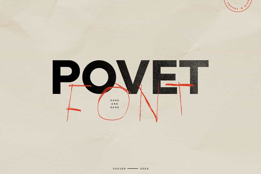 Povet Font Image 1