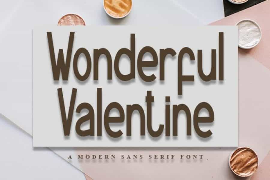 Wonderful Valentine Font Image 1