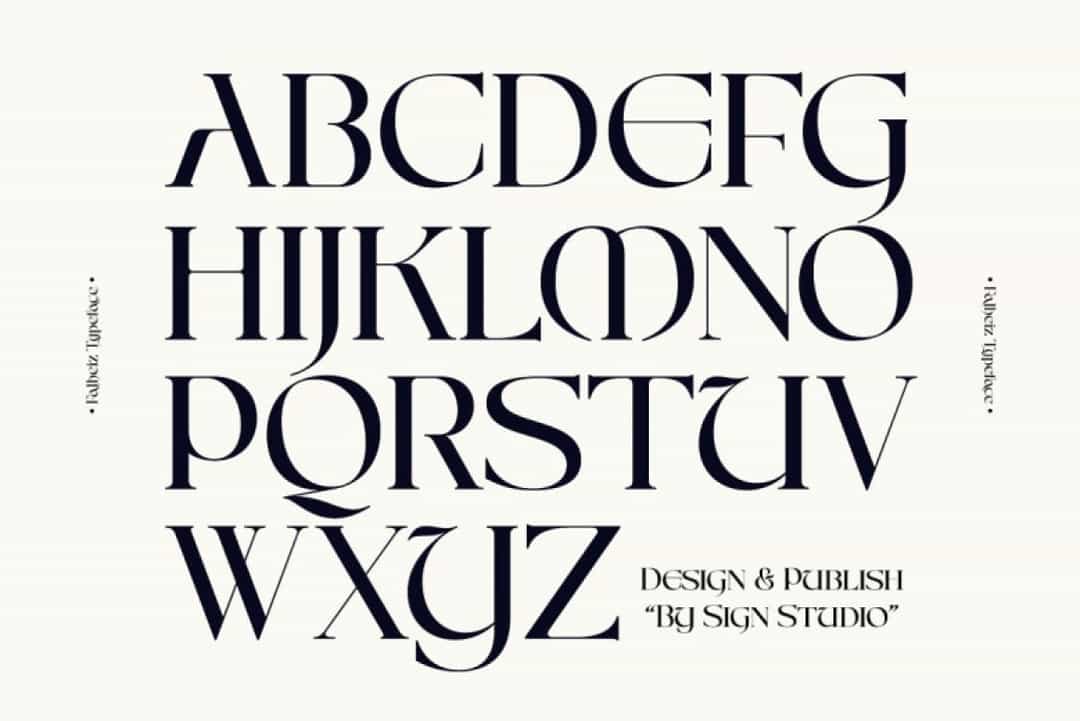 Falheiz Font Image 2