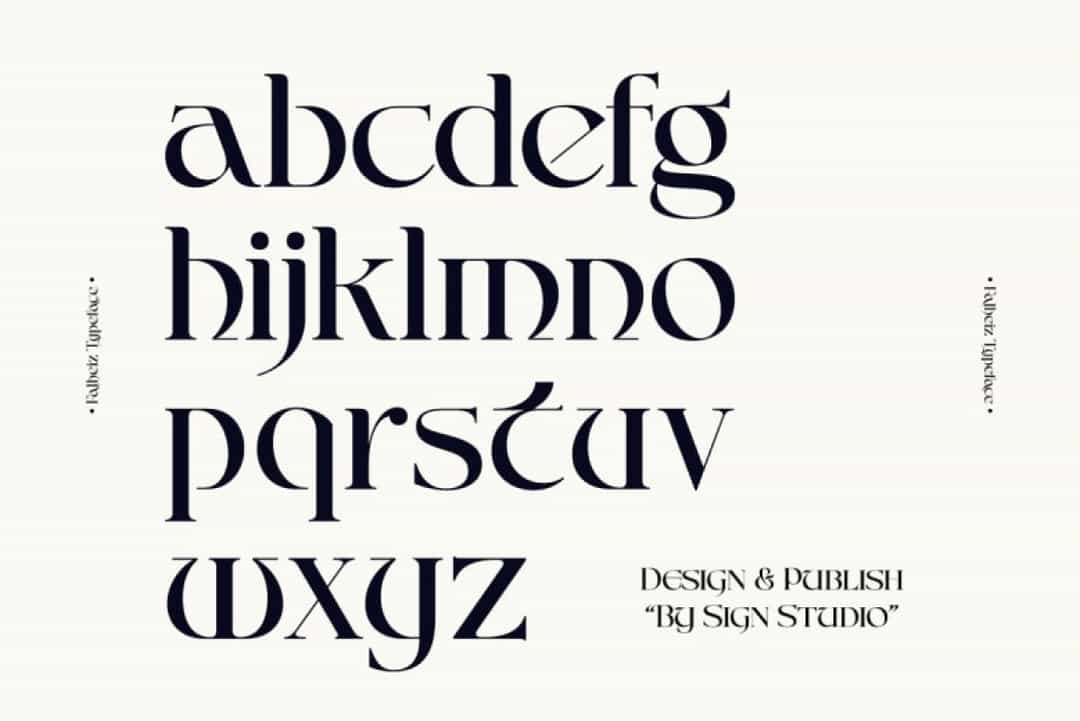Falheiz Font Image 3