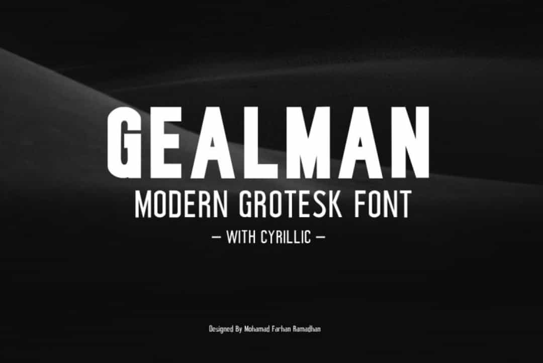 Gealman Font Image 1