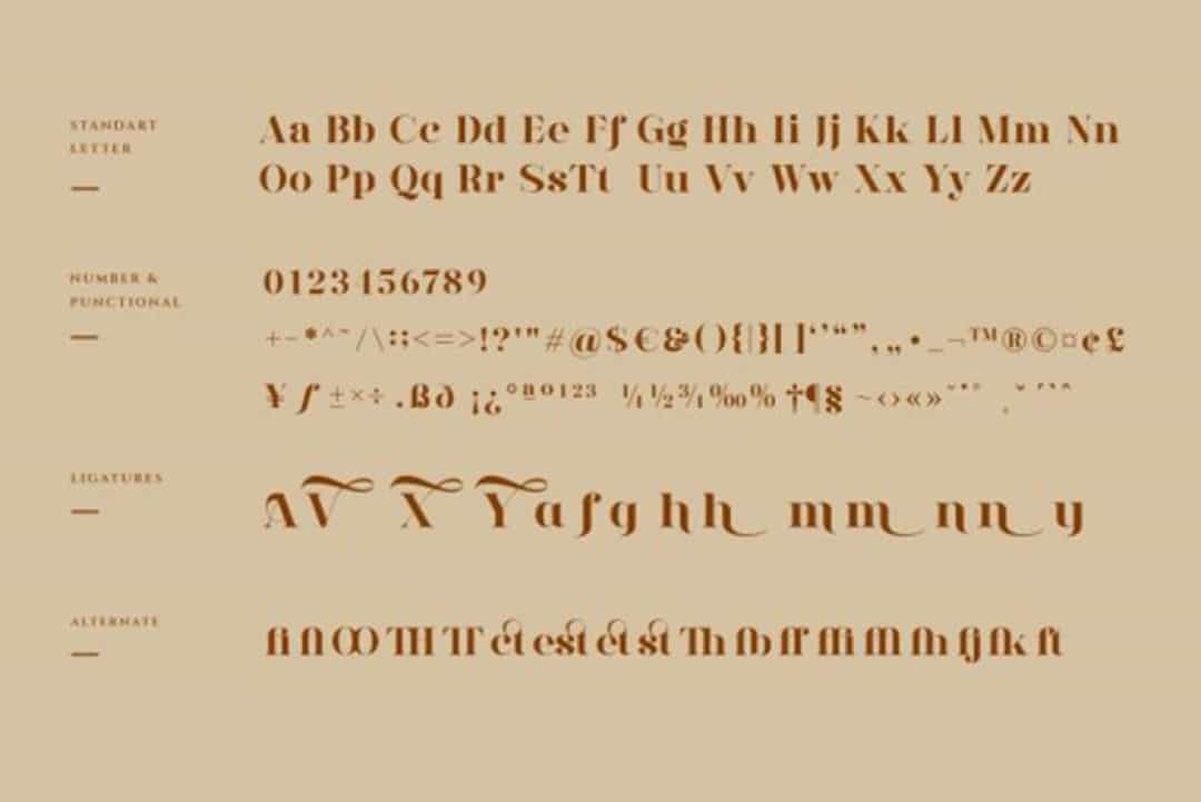 Vestha Font Image 3