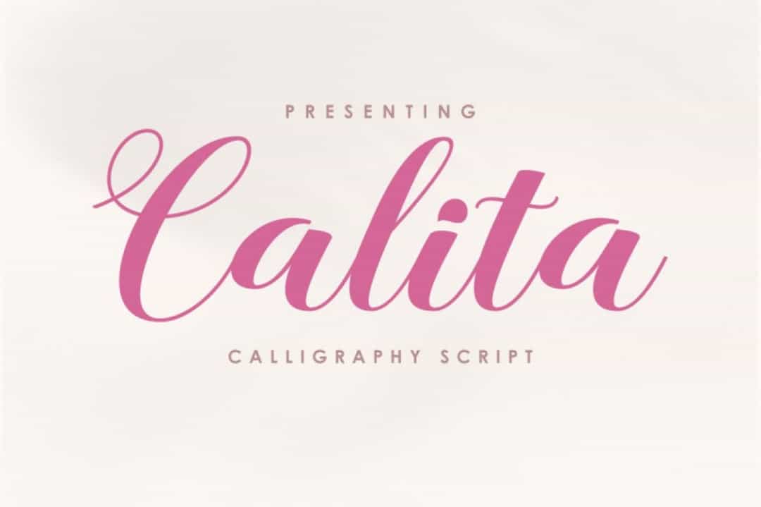 Calita Font Image 1