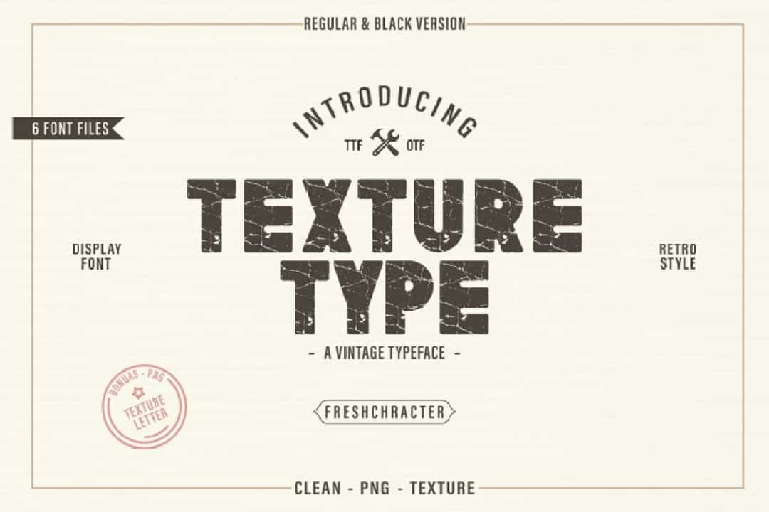Texture Type Font Image 1
