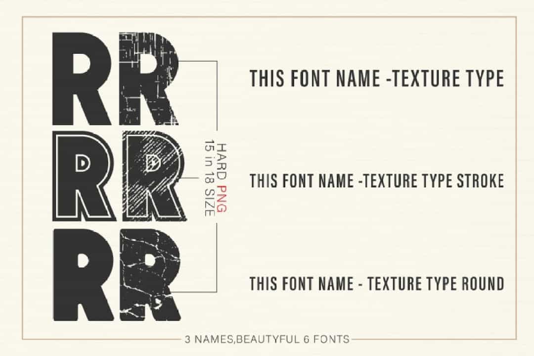 Texture Type Font Image 3