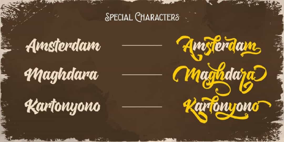 Entropic Brush Font Image 2