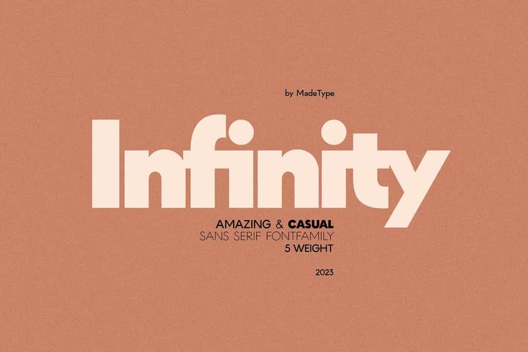 Made Infinity Font Image 1