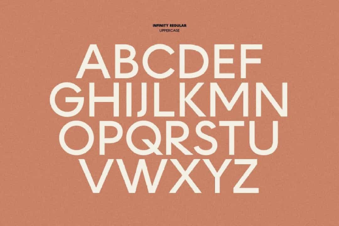 Made Infinity Font Image 2