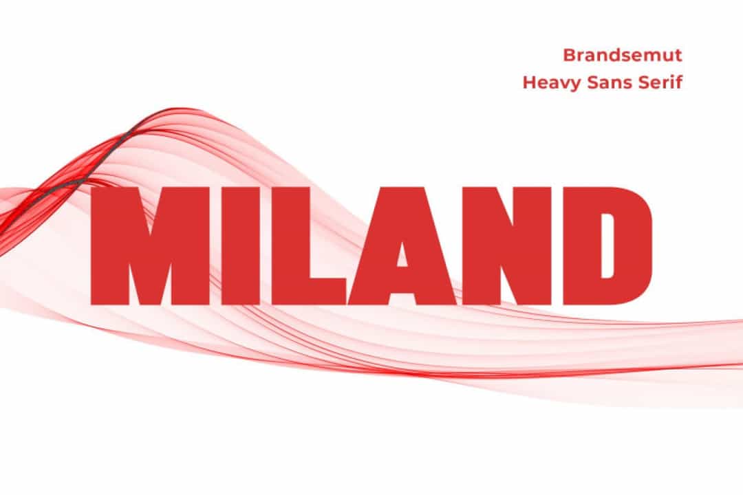Miland Font Image 1